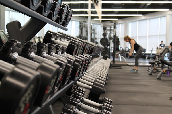 Modern gym interior with advanced equipment
